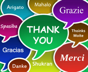 Thank you in lots of languages